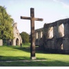 Ruins of Glastonbury Abbey, Somerset.