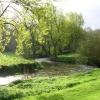 The river irk valley taken from Hendham vale M9 5FF Harpurhey, Manchester, Lancashire