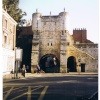Entrance to the Medieval walled city of York, Yorks.