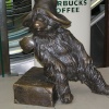 Bronze statue of Paddington Bear, Paddington railway station, central London