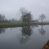 Serpentine Lake, Hylands park, Chelmsford, Essex. early morning