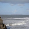 Lundy Island seen from the North Devon coast near Hartland Point