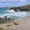 One of many fabulous surfing beaches on the north coast of Cornwall, Porthcovan.
