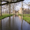 Stream and Oxburgh Hall, Norfolk. Photographed 25/03/07