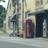 Bench and phone booth, Hornsea, East Yorkshire