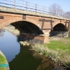 Chesterfield Canal running under the Viaduct at Manton at Worksop, Notts.