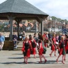 Morris dancers in Whitby, East Yorkshire.