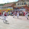 Morris dancers in Whitby, East Yorkshire.