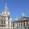 A view from The King William Court at The Royal Naval College, Greenwich