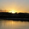 Sunset river Orwell, Ipswich, Suffolk