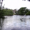 View of Elvaston Castle, Derbyshire from the lake.