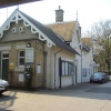 The ticket office and car park, Beeston railway station, Beeston, Nottingham.