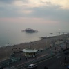 West Pier on sunset, Brighton, East Sussex