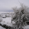 Portgate, Devon, after a snowfall in 2006 just outside the Harris Arms