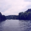 Nancy Astor's Cliveden, north of Taplow, Buckinghamshire, viewed from the Thames in 1991.