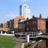 Leeds & liverpool Canal Locks, Leeds, West Yorkshire.