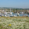 Axe harbor at Seaton, Devon