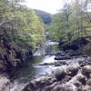 River Llugwy through Betws-Y-Coed in North Wales