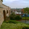 A view along the viaduct of White Hart Street, Mansfield, Nottinghamshire