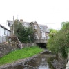 Along the river Neet to the Old Bay Tree Hotel Stratton, Cornwall, England