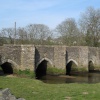 Lostwithiel, Cornwall. A very old bridge built around middle of the 13th century.