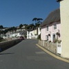 The seafront Parade in St Mawes, Cornwall.