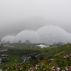 The Biomes at the Eden Project in Cornwall.
