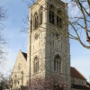 Saint Faith's is on one edge of Brenchley gardens, Maidstone, Kent