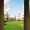 Greenwich, London. View from Greenwich Maritime Museum, looking north.