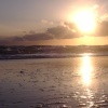 Sunset and rain clouds Walney Island, Barrow in Furness