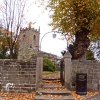 Eyam Church in Autumn