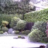 The Zen garden at Dartington hall, Devon