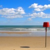 The sea at Branksome Chine, Dorset