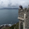 View from the castle at the summit of St. Michael's Mount