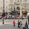 Eros, Piccadilly Circus in London, 2002