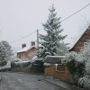 Kings road in the snow. Orleton, Worcestershire