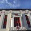 East Stand at Highbury Stadium.