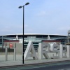 The Emirates Stadium.