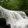 The Wier on the  River Wye in  Monsal Dale, Derbyshire