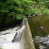 The  Weir that fed the former Cress Brook Mill - The Peak District