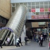 Elevator to the Leeds Shopping Centre.   Boar Lane.