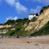 Giving way to the sea. Fairlight, East Sussex