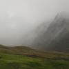 A misty afternoon near Mam Tor in the Peak District