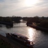 Sunset on the River Trent at Newark