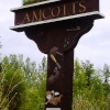 Amcotts village sign