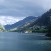 Looking over the waters at Llanberis, Gwynedd, Wales