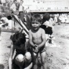 On the beach Bognor Regis circa 1960