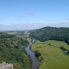 Looking down on the Wye from Symonds Yat rock, Herefordshire
