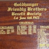 Plaque in Chequers Inn Goldhanger, Essex