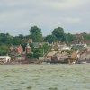 View of Lympstone, Devon from Exe estuary